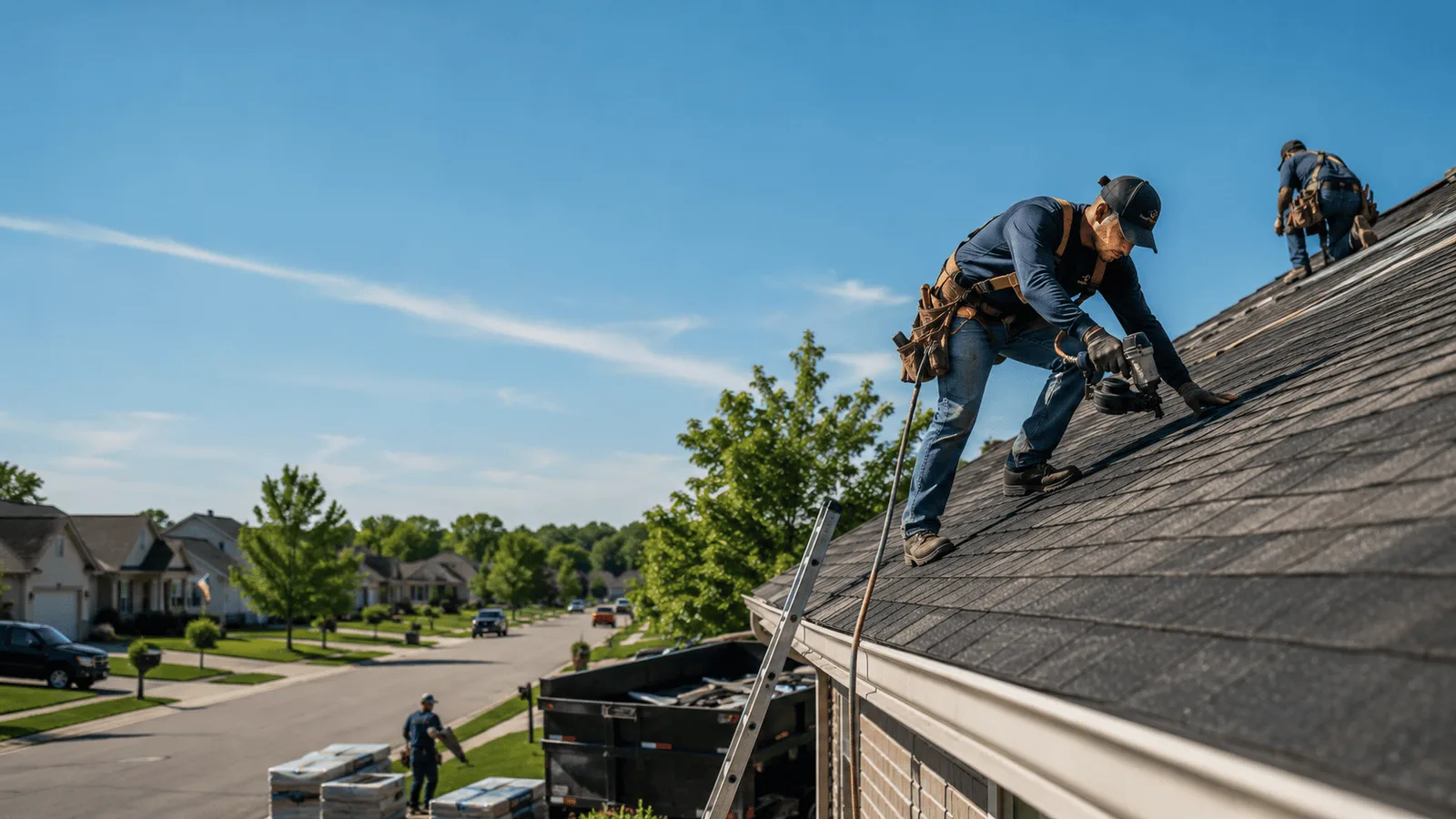 Roof Inspection in Pointblank, TX